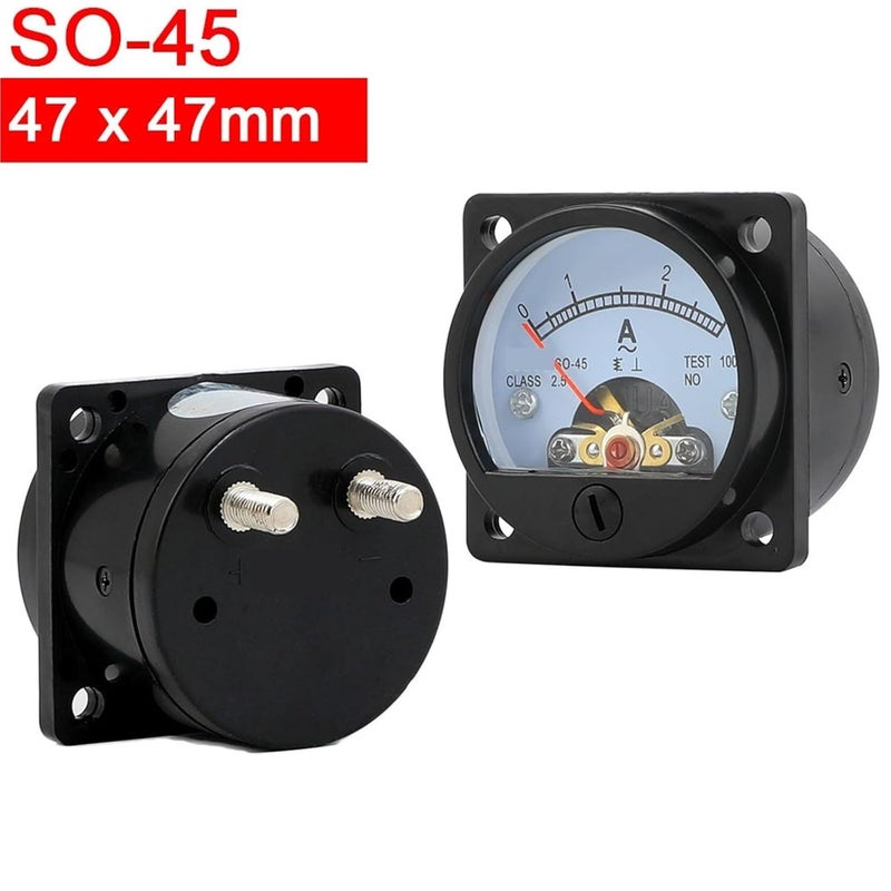 SO 45 AC Analog Voltmeter 500V Pointer Voltage Panel Meter - Image 2